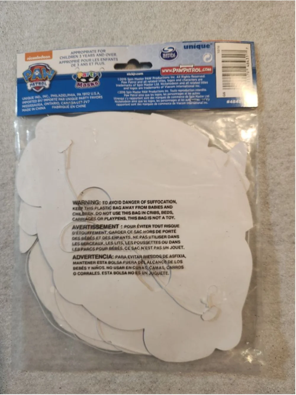 10 Piece Paw Patrol Birthday Party Supplies Tablecloths, Napkins, Plates, Favors